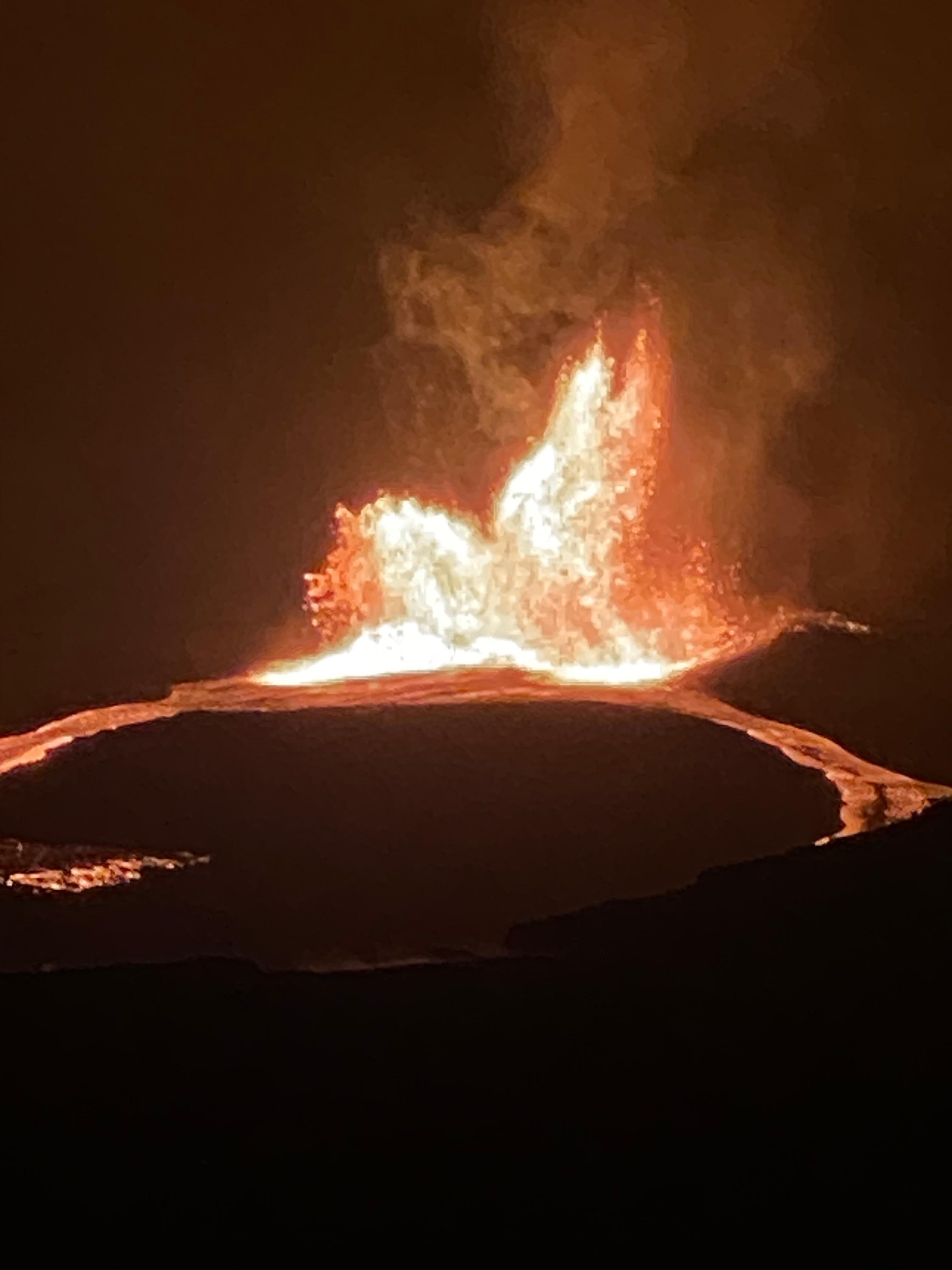 Volcano eruption 