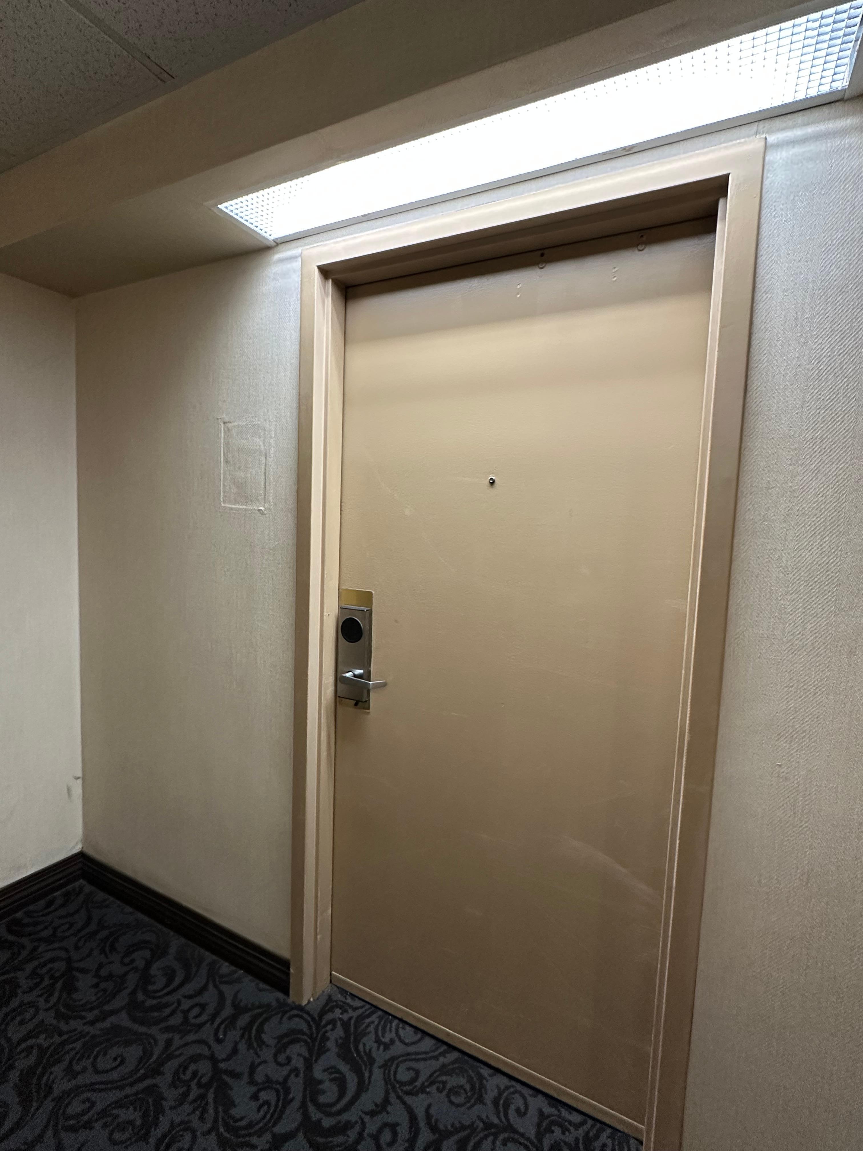 Old rooms moldy, closed off.