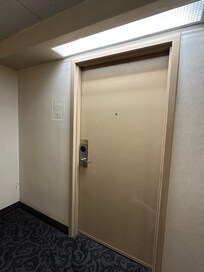 Old rooms moldy, closed off.