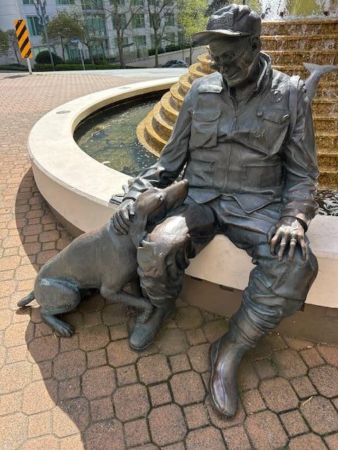 The staff told me this statue is the original owner - the current owner's great- grandfather! Talk about a loving family business.