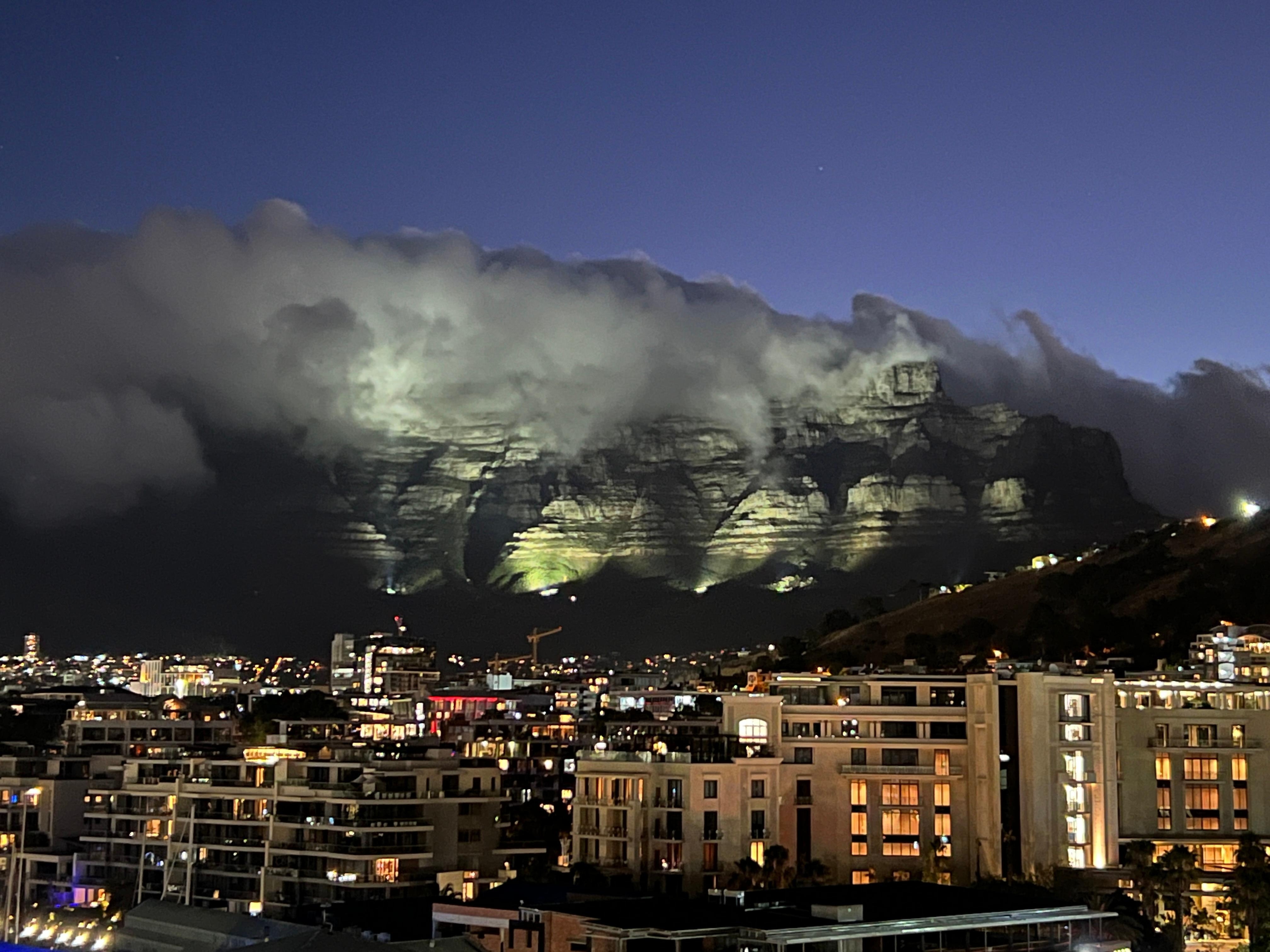 Table mountain from my balcony