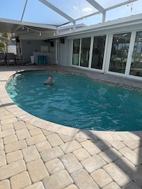 Pool was a great temperature!