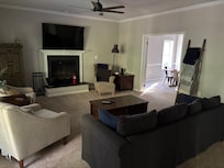 Appreciated the large family room and the numerous TV options.