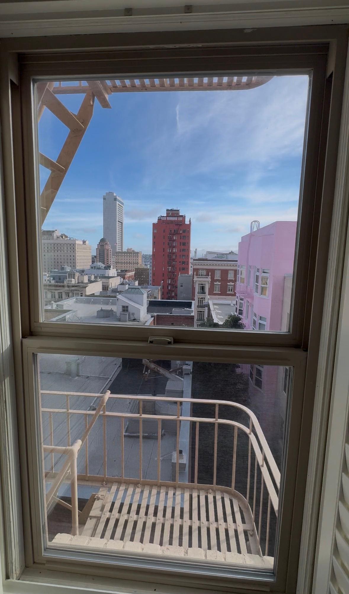 Great view from our room but we were also on the 4th floor