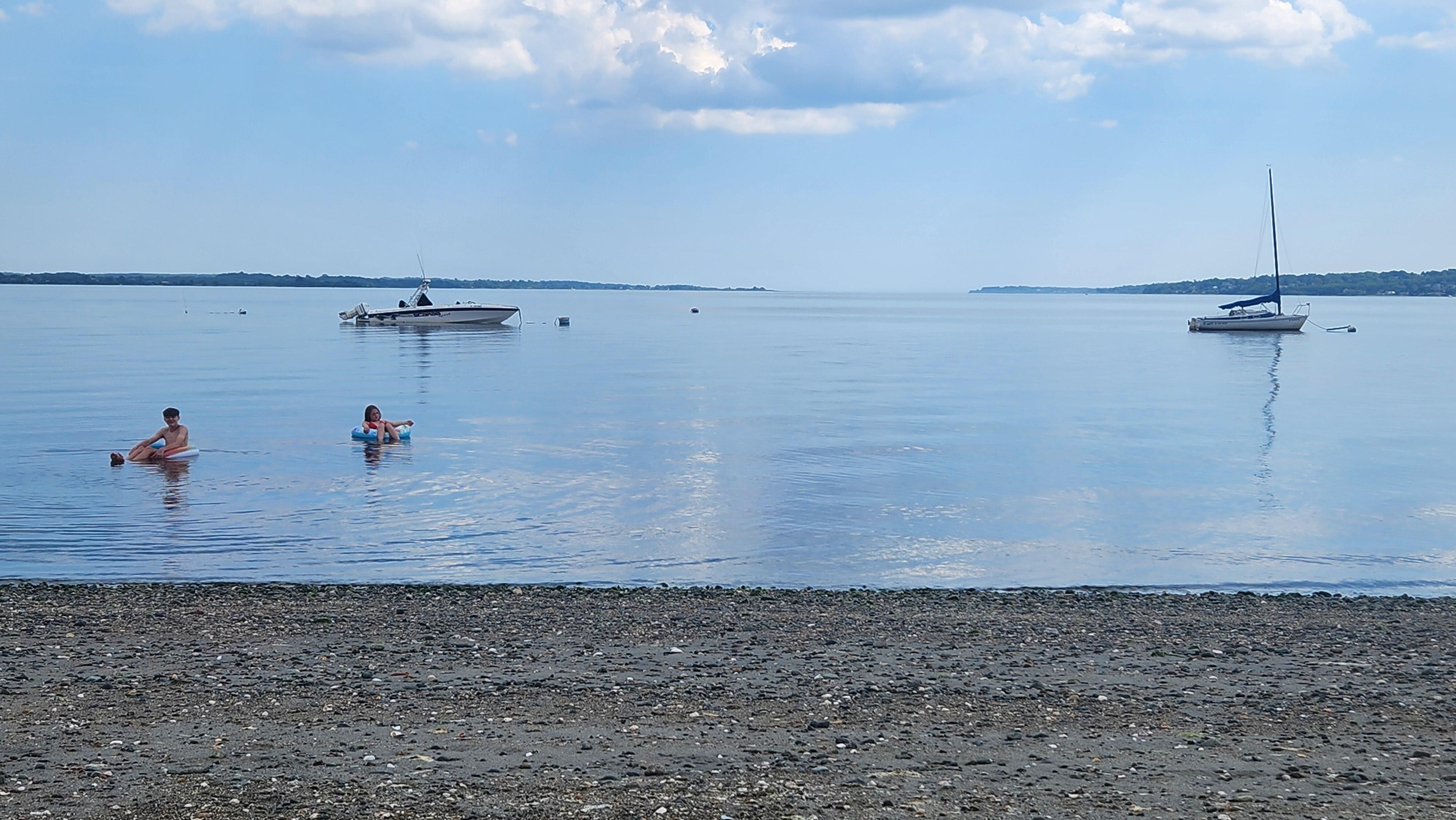 Step down from the deck and out the back, the beach is your backyard!