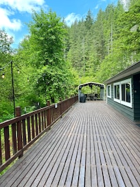 Looking toward covered end