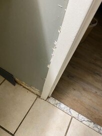 Needs touch up but clean!