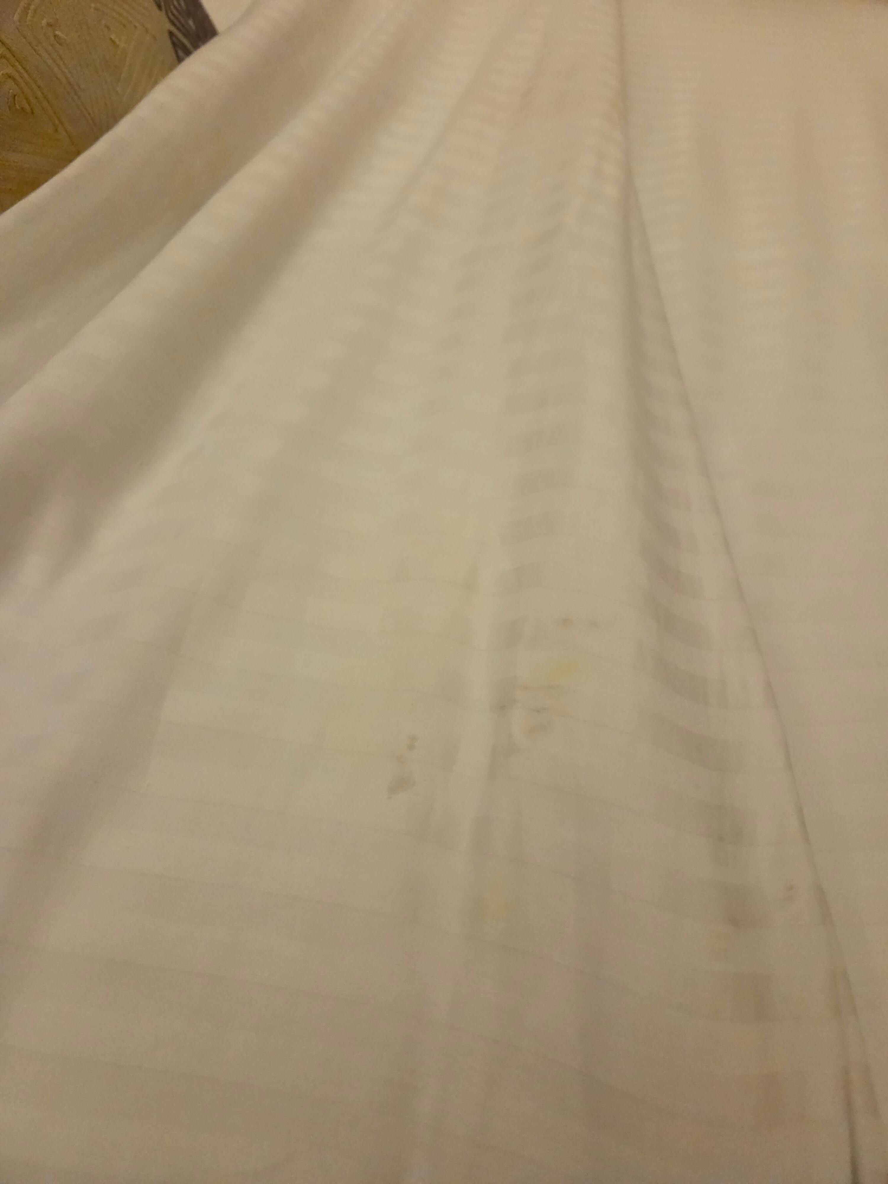 Dirty bedsheets