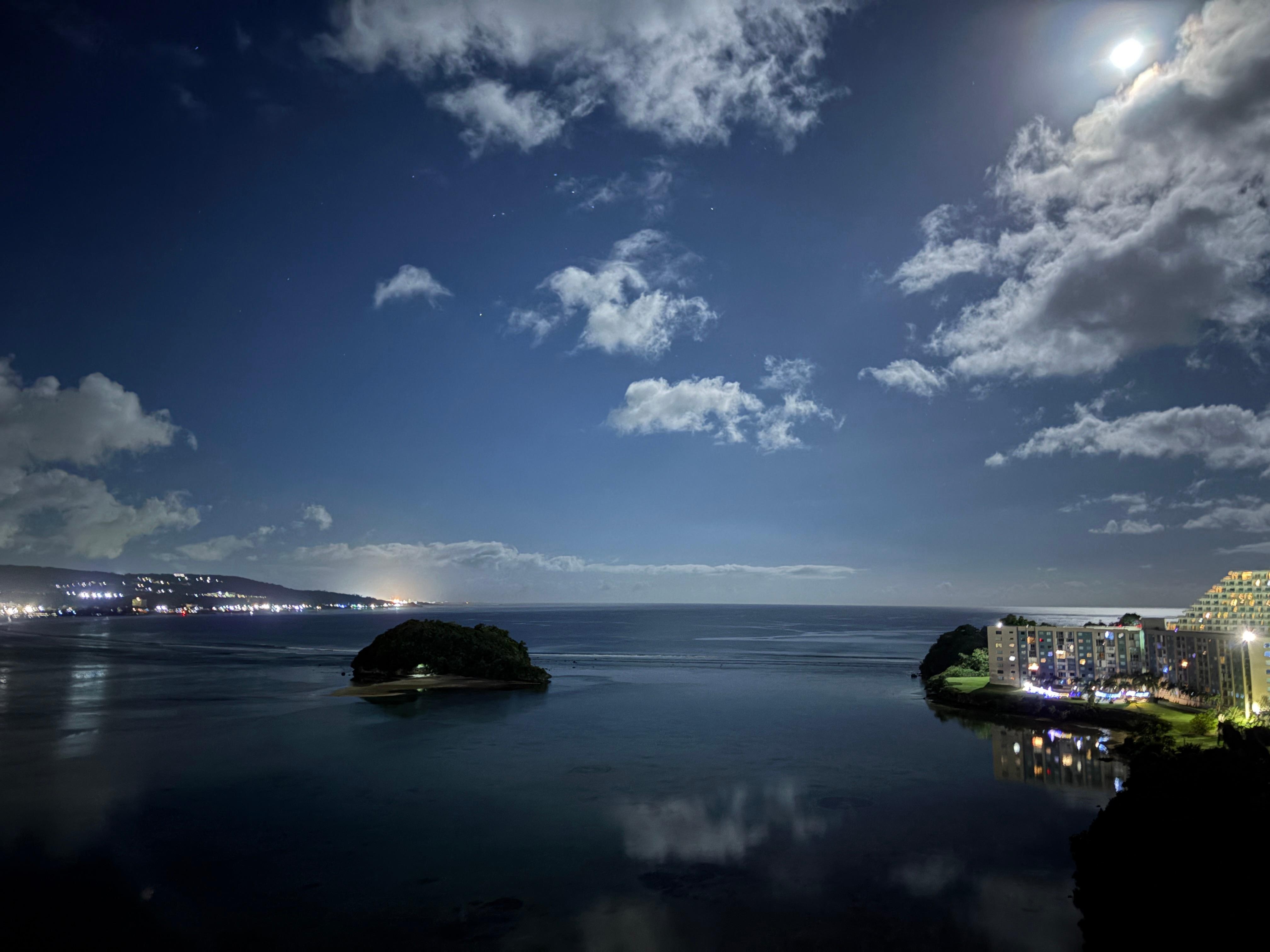 テラスからの景色（夜）