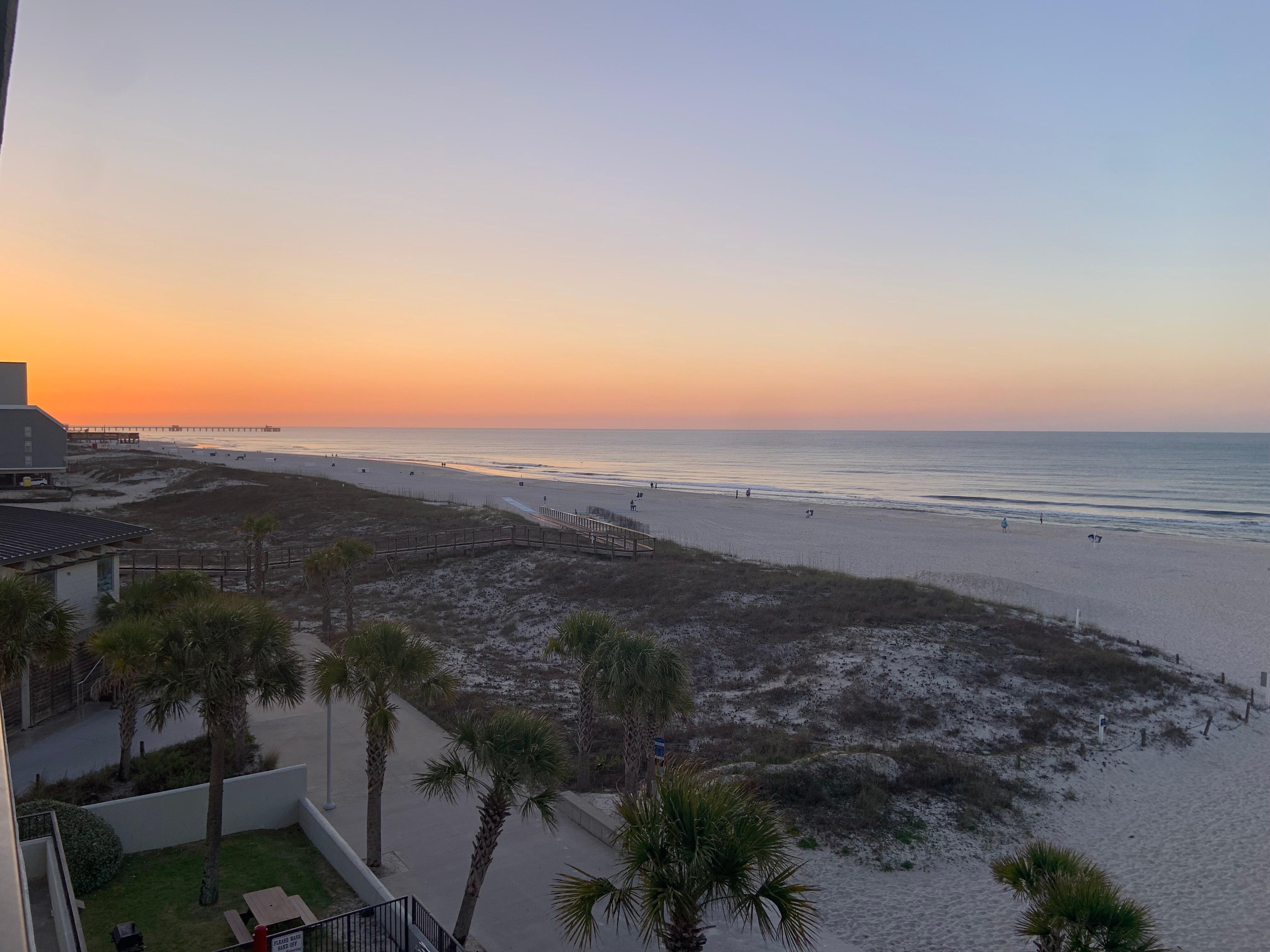 Sunrise with coffee! 