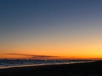 Sunset from the beach