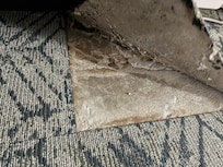 Soft spot in the floor. Concert very soft.
