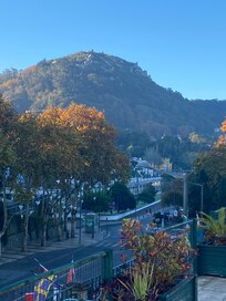 View of Moorish Castle from patio