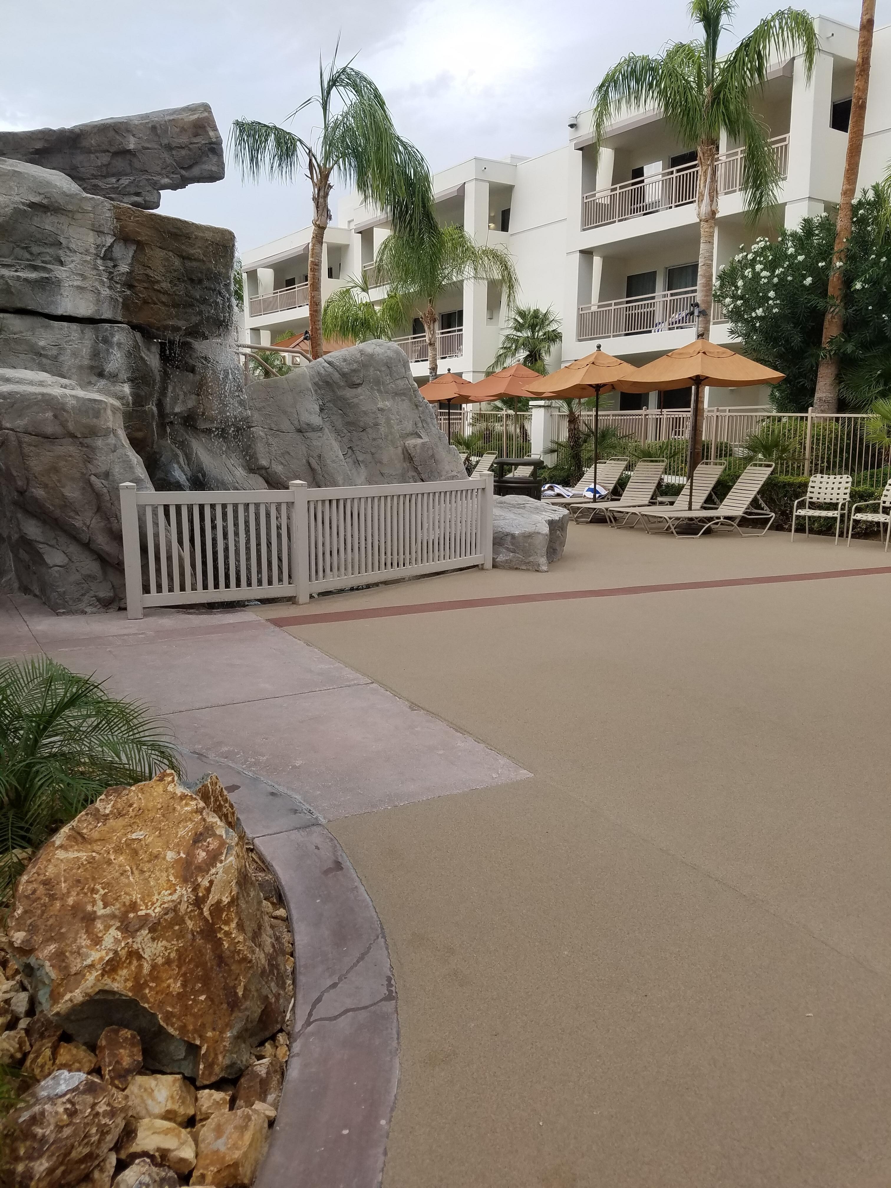 Pool near the rooms