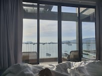 Seaview from bed