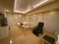 Bedroom and sitting area