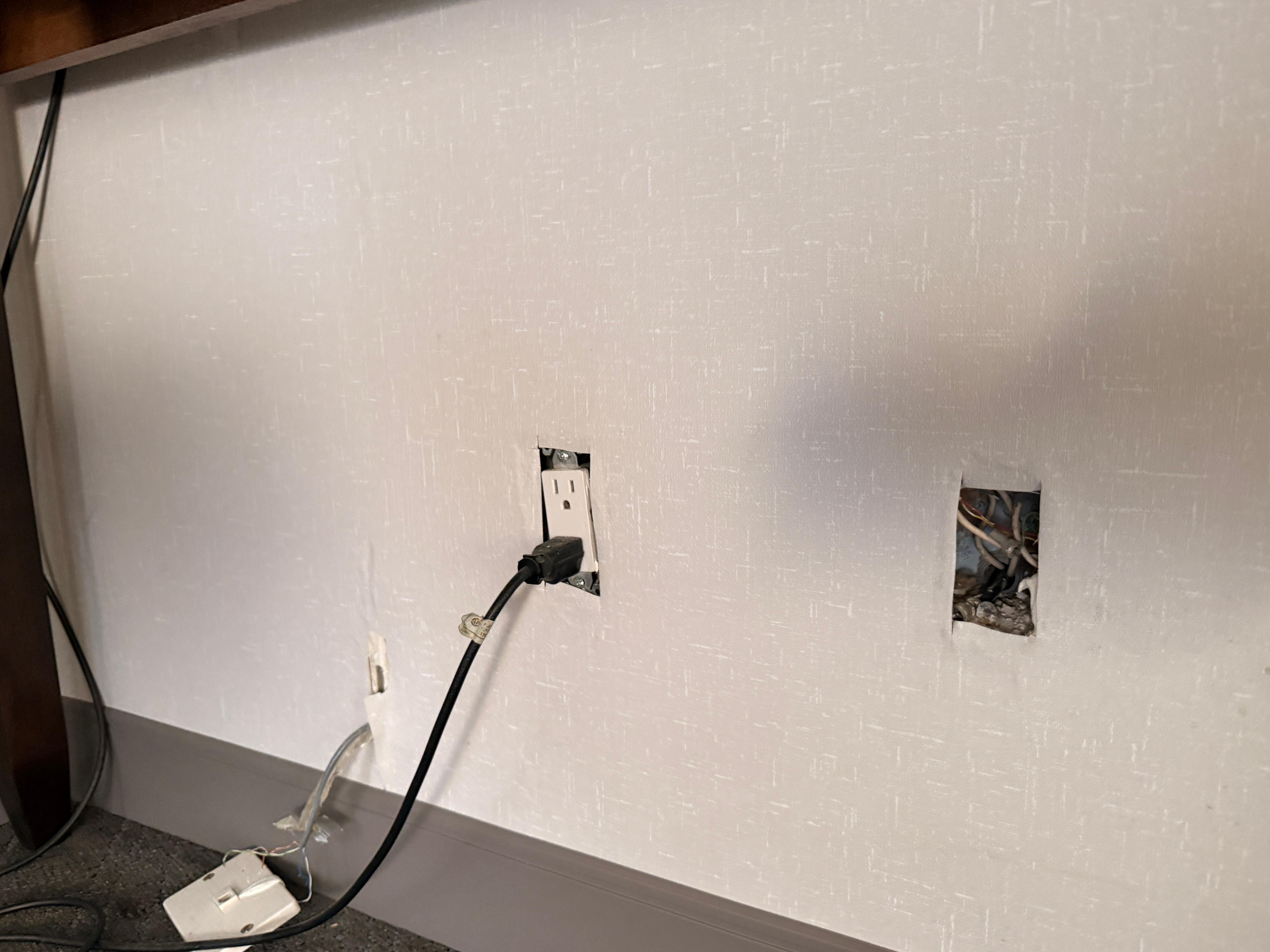 Missing electrical covers