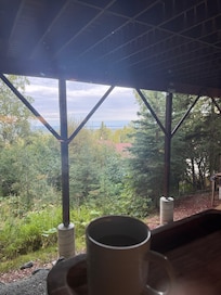 Coffee with this view!