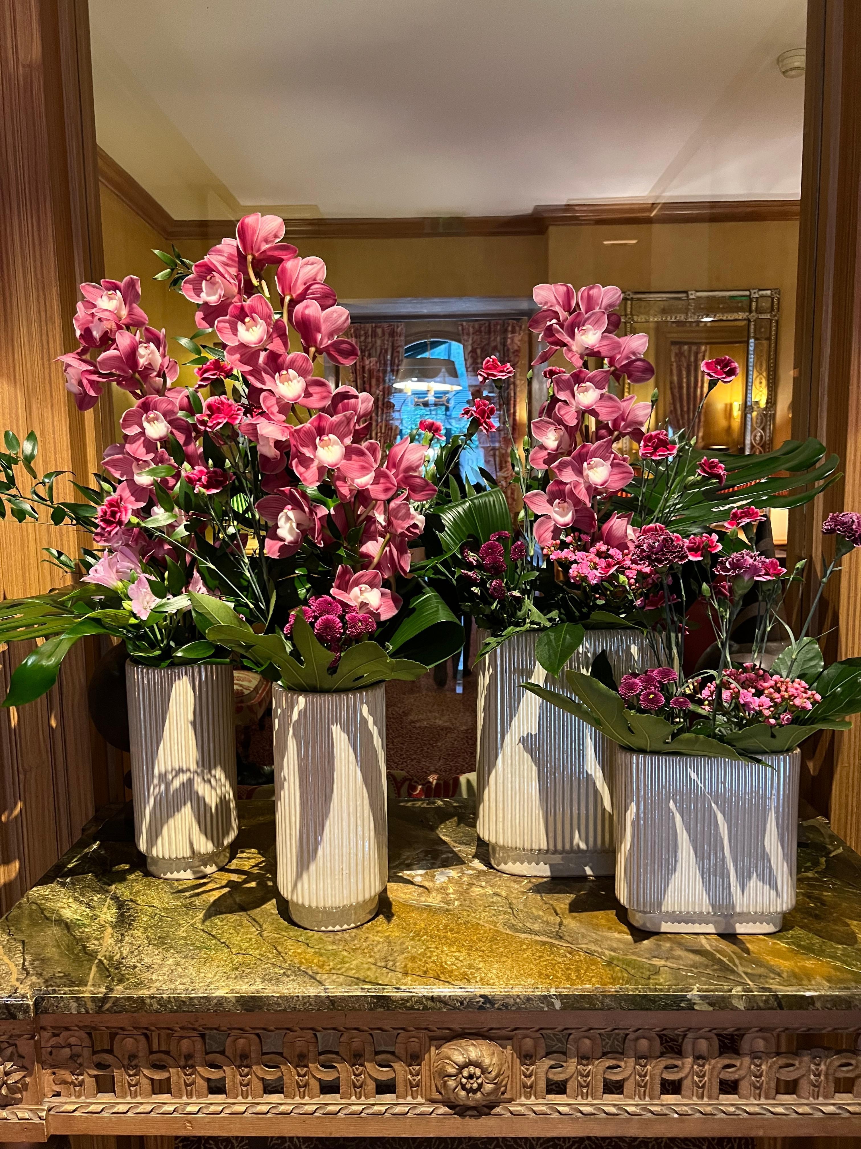 Fresh flowers welcome you in the foyer