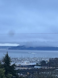 Beautiful view of Puget sound from the house.