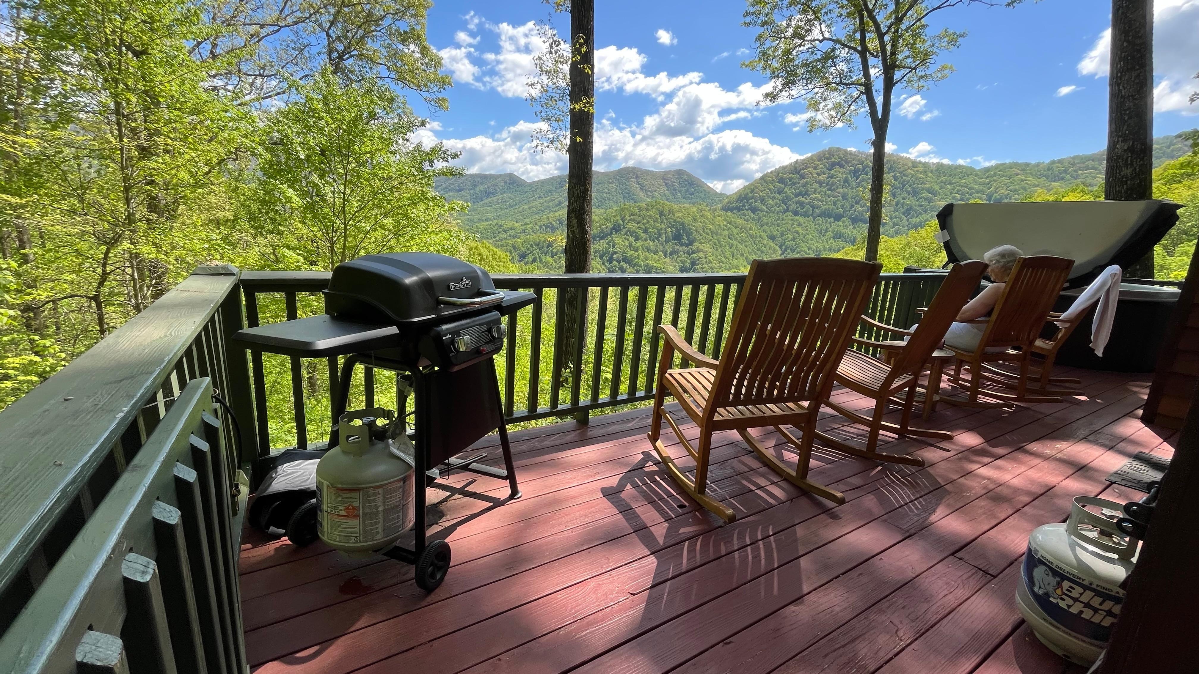 Lots of time on the porch.