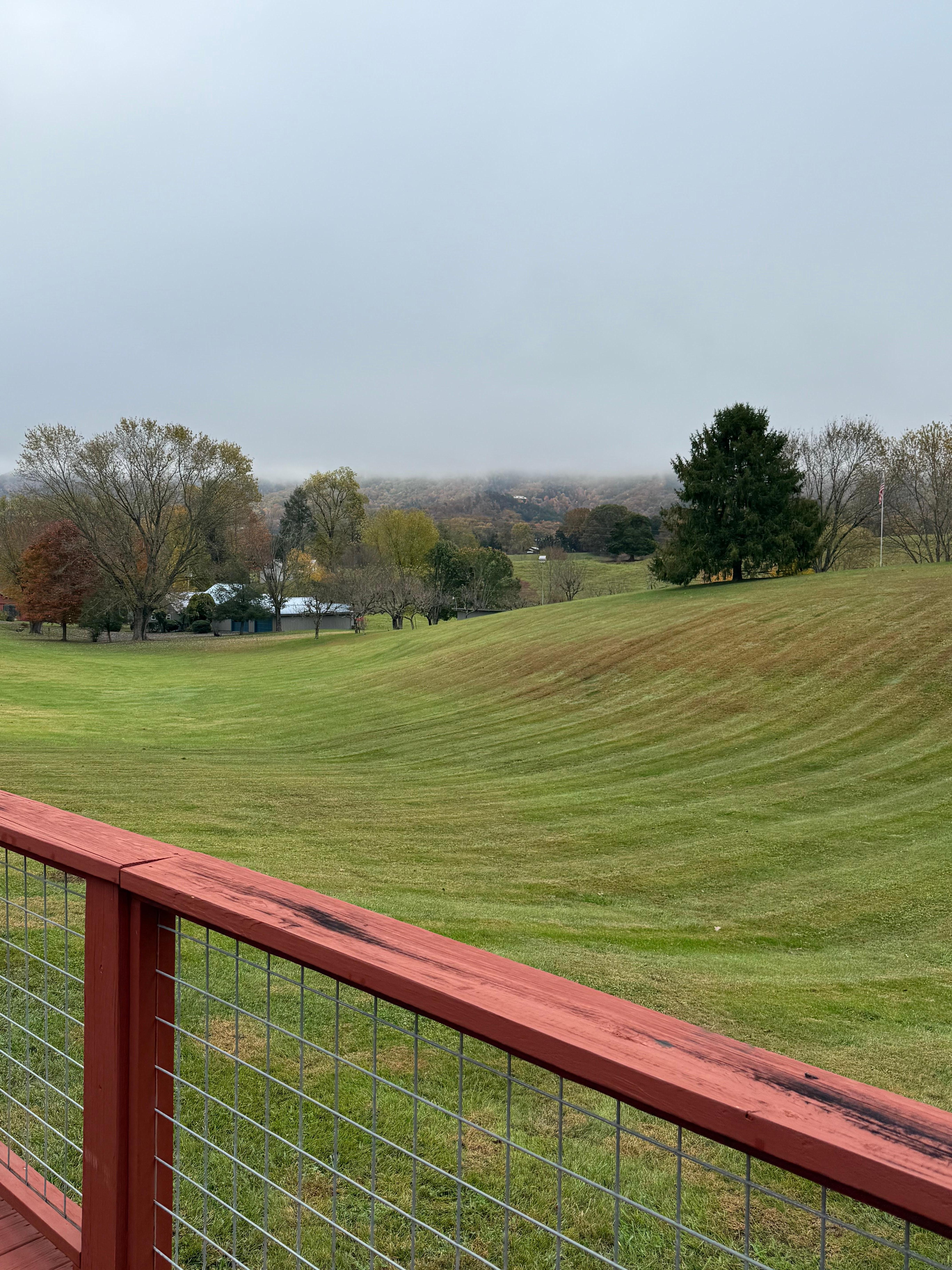 Very smoky on our second day. 