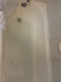 Clogged bathub