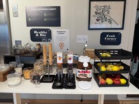 아침식사하는 메뉴 중 일부.