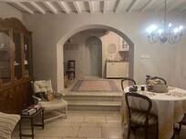 Living room towards kitchen area