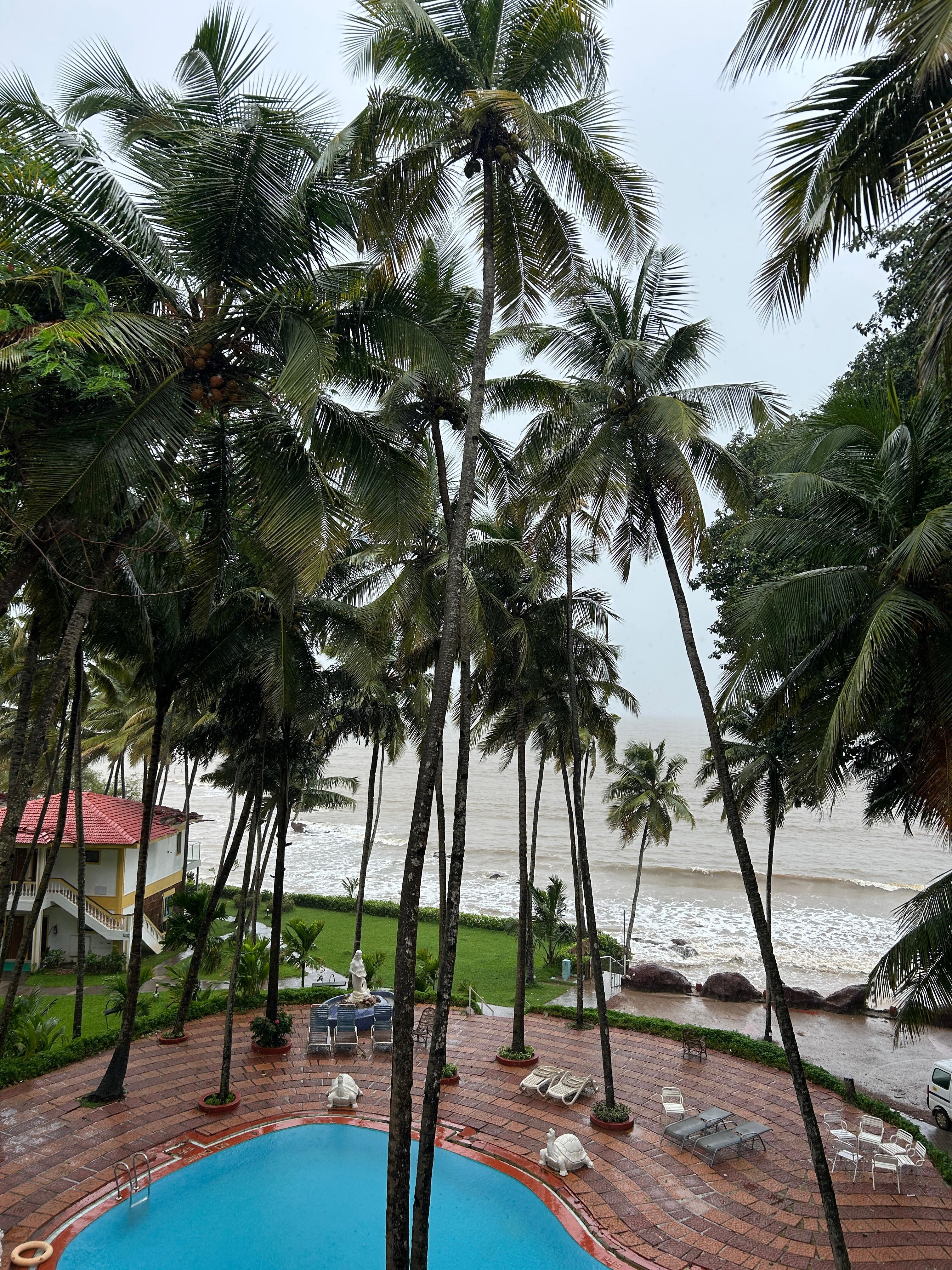 Sea view room balcony