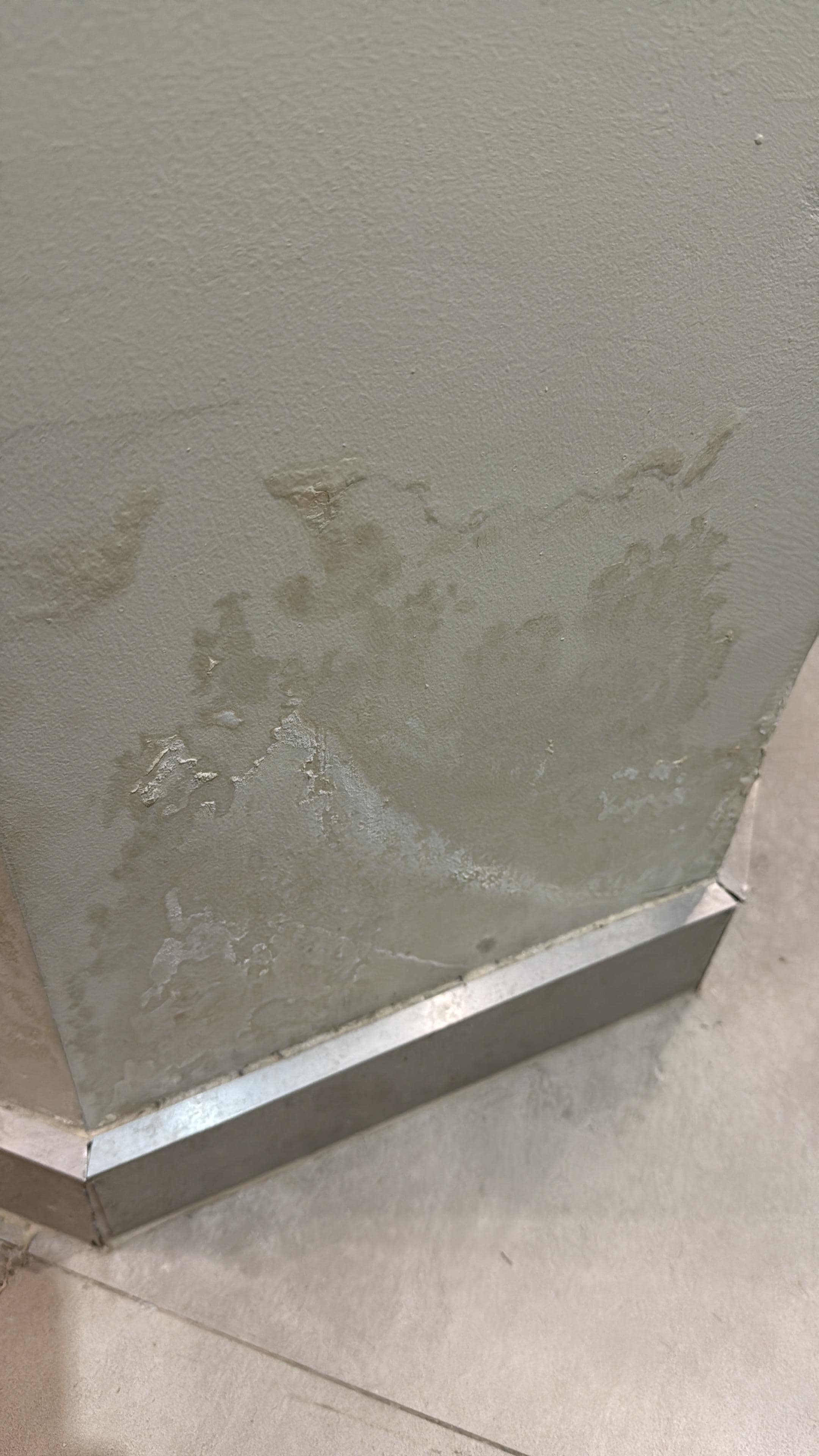 Unfinished and busted walls. How is this place so expensive?