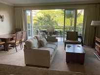 Living room….we loved the windows that could be fully drawn back.