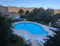 Vue depuis la piscine