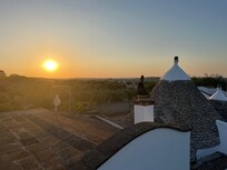 Sunset from roof terrace