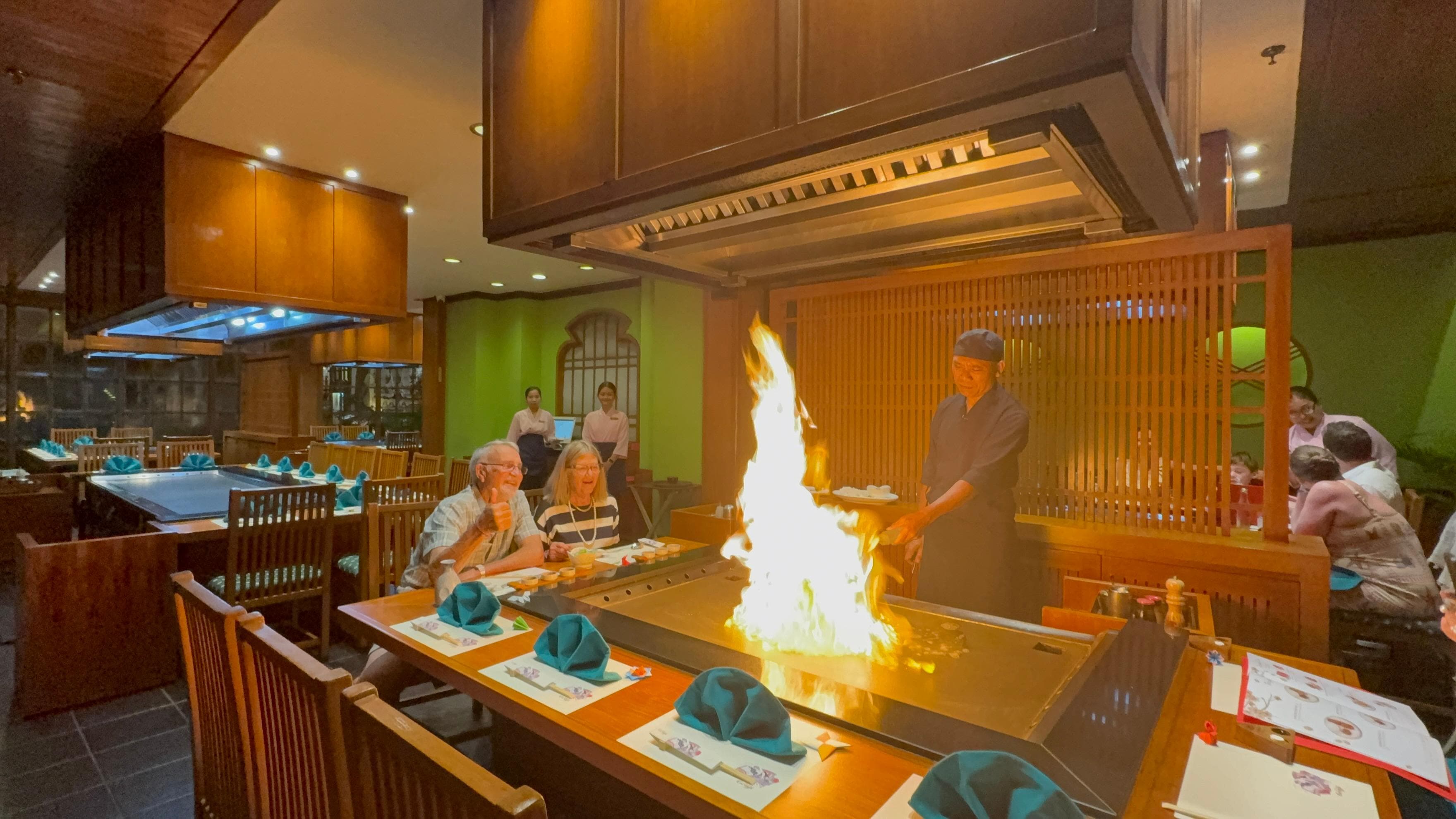 Tepanyaki at Ayodya. Very good. 