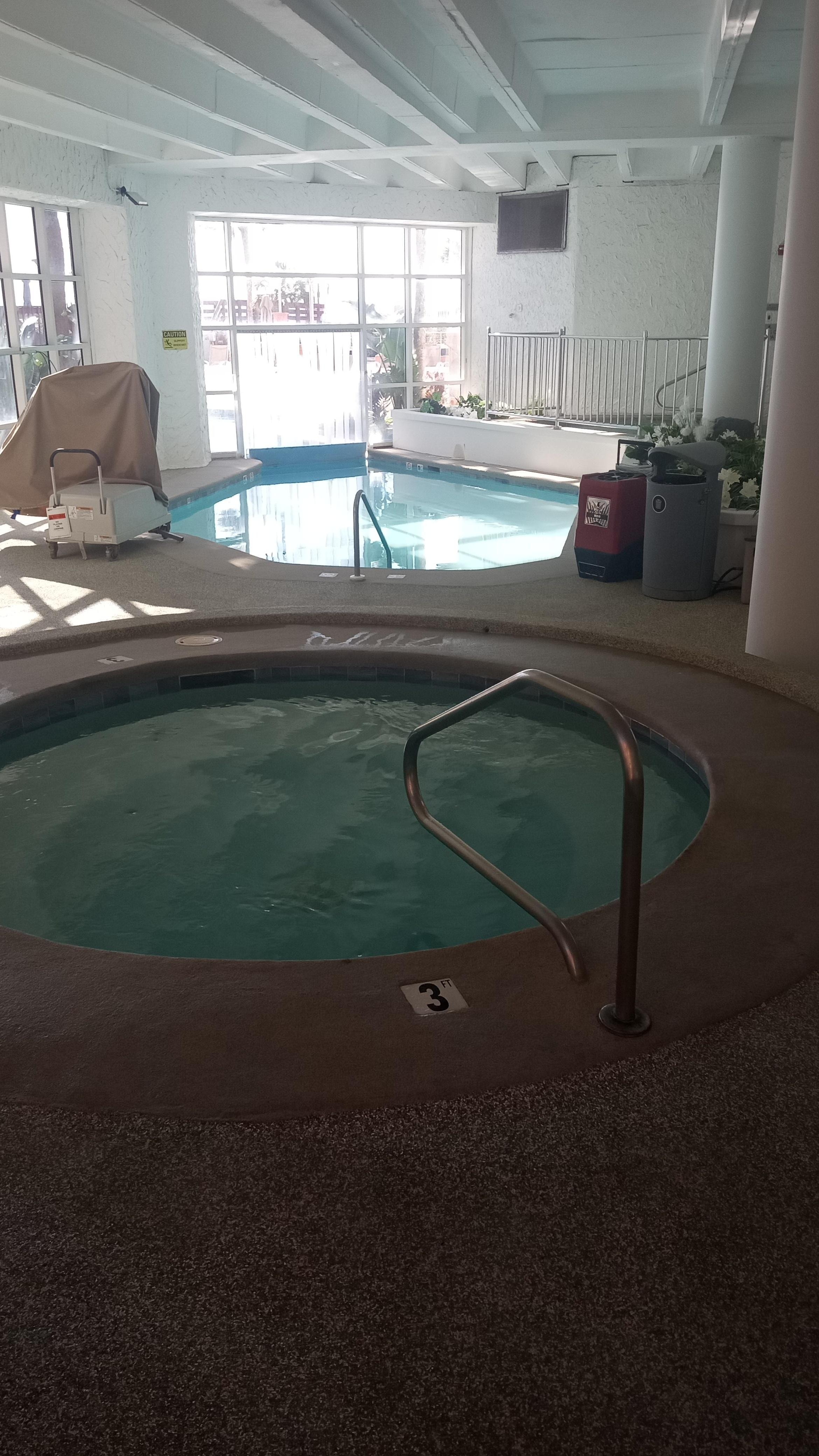 The hot tubs were hot and wonderful.