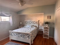 Bedroom with queen bed