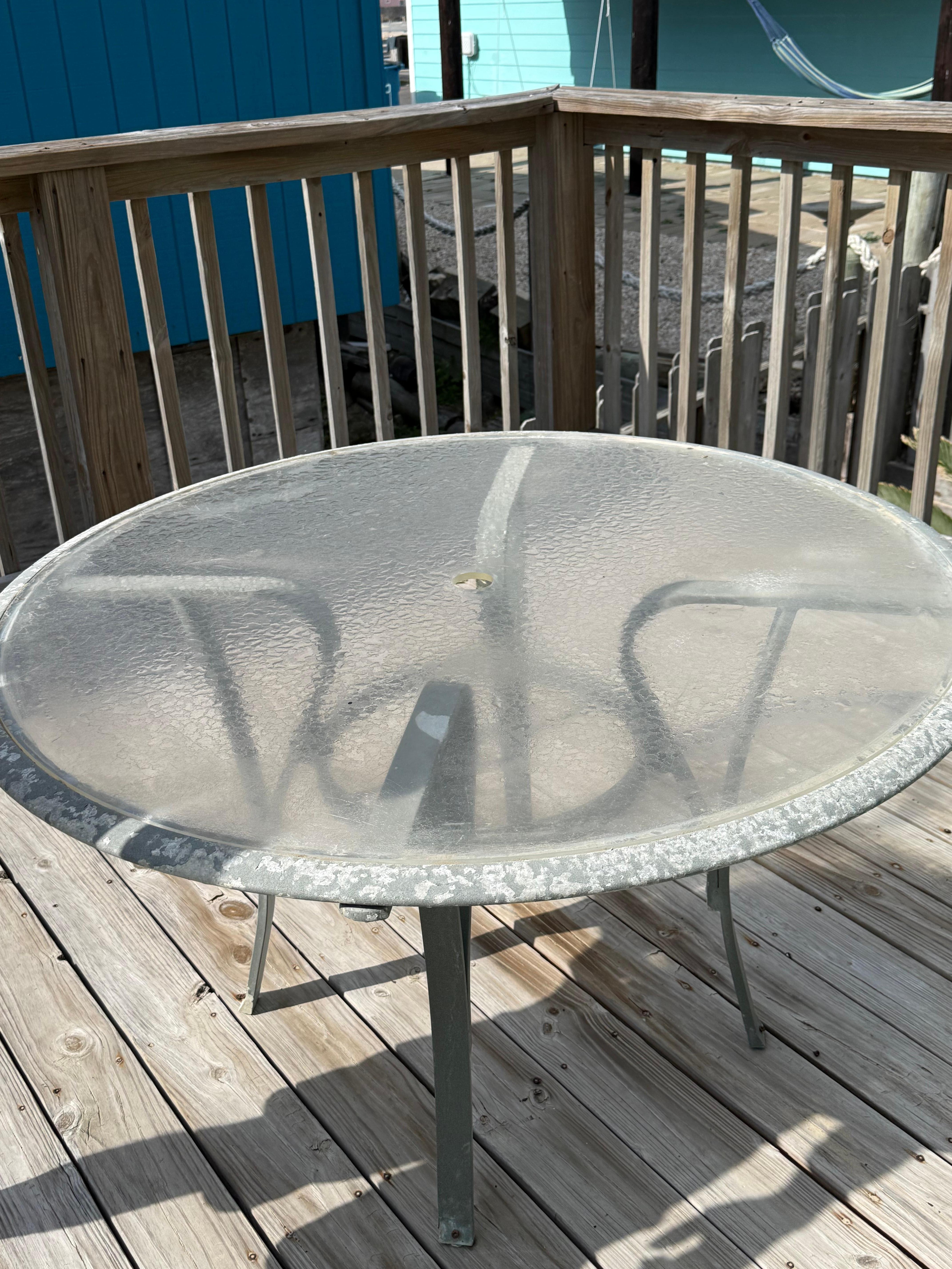 Outside table