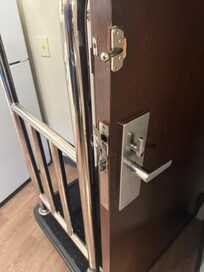 Broken door, different angle