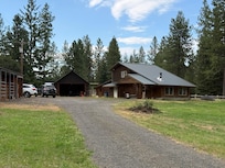 The house from the gate into the property