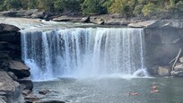 Cumberland falls from the State park