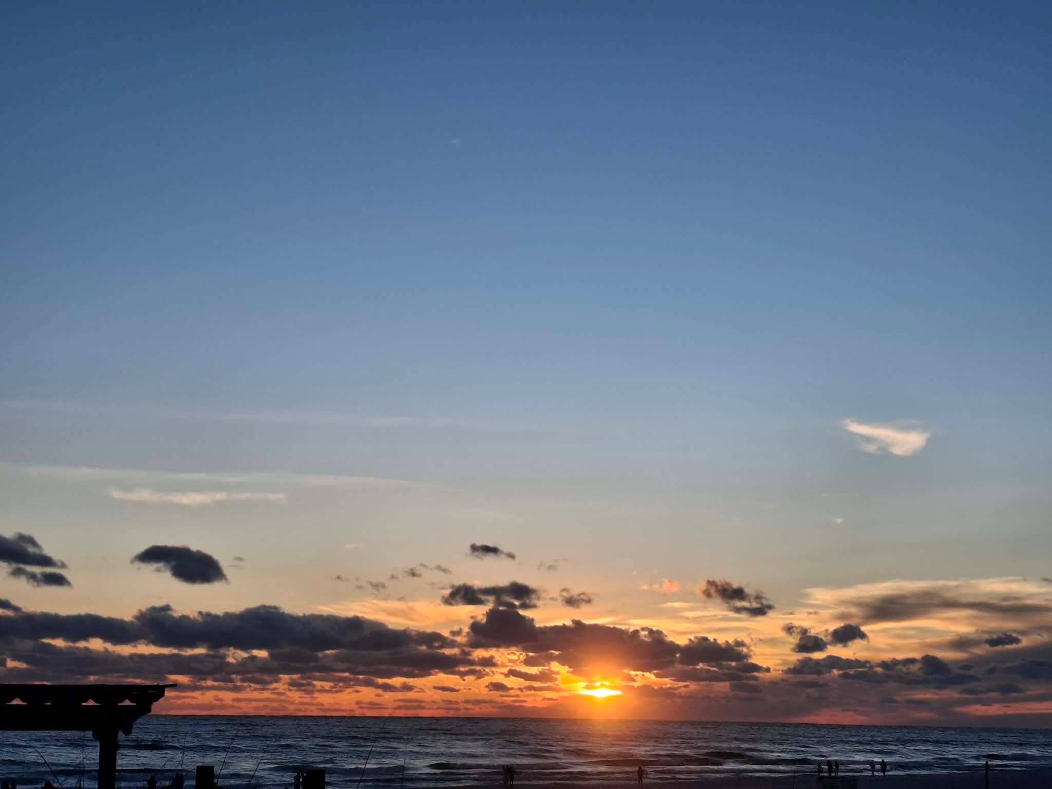 Sunset from Pool deck.