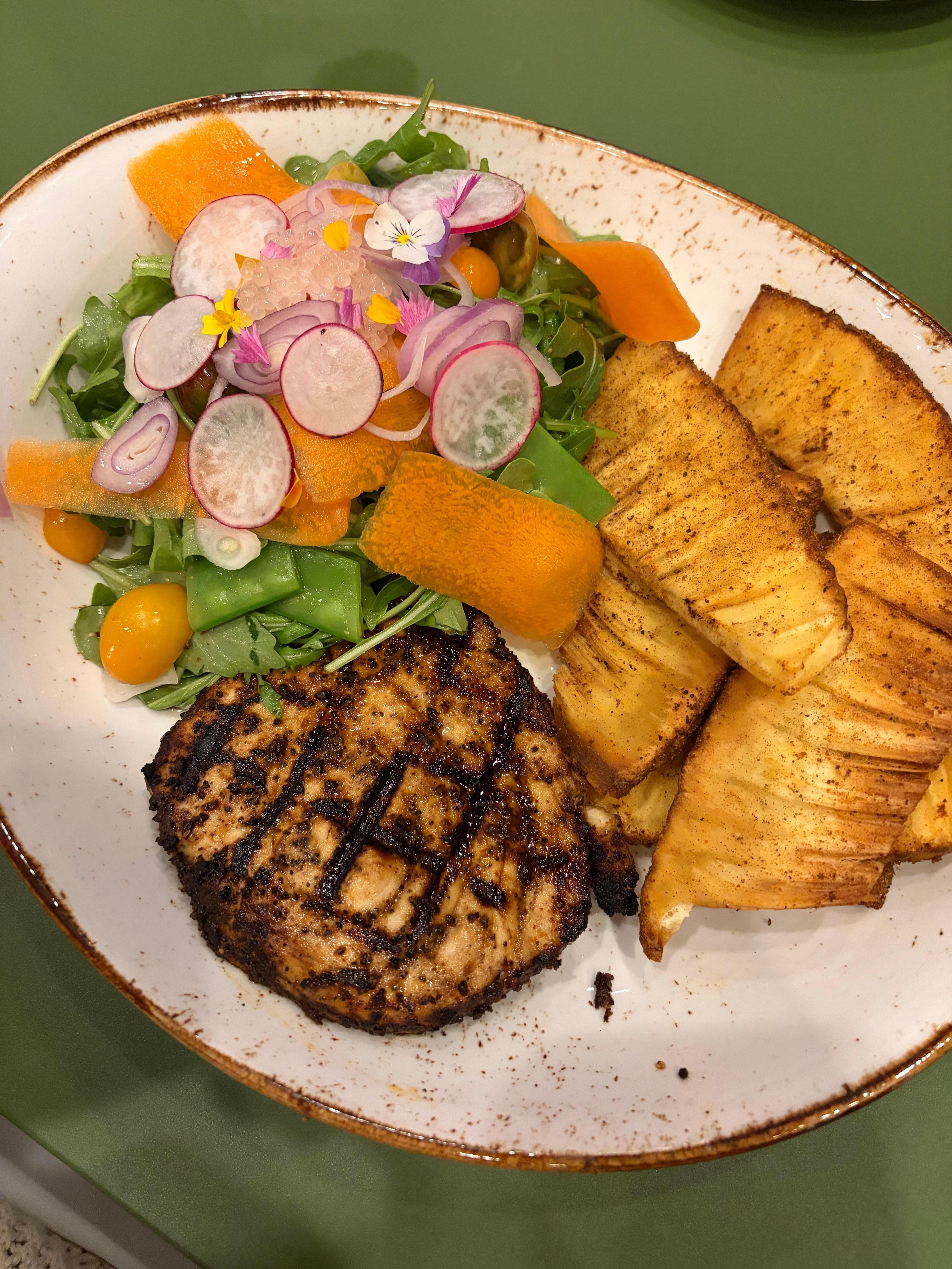 Dinner at the restaurant 