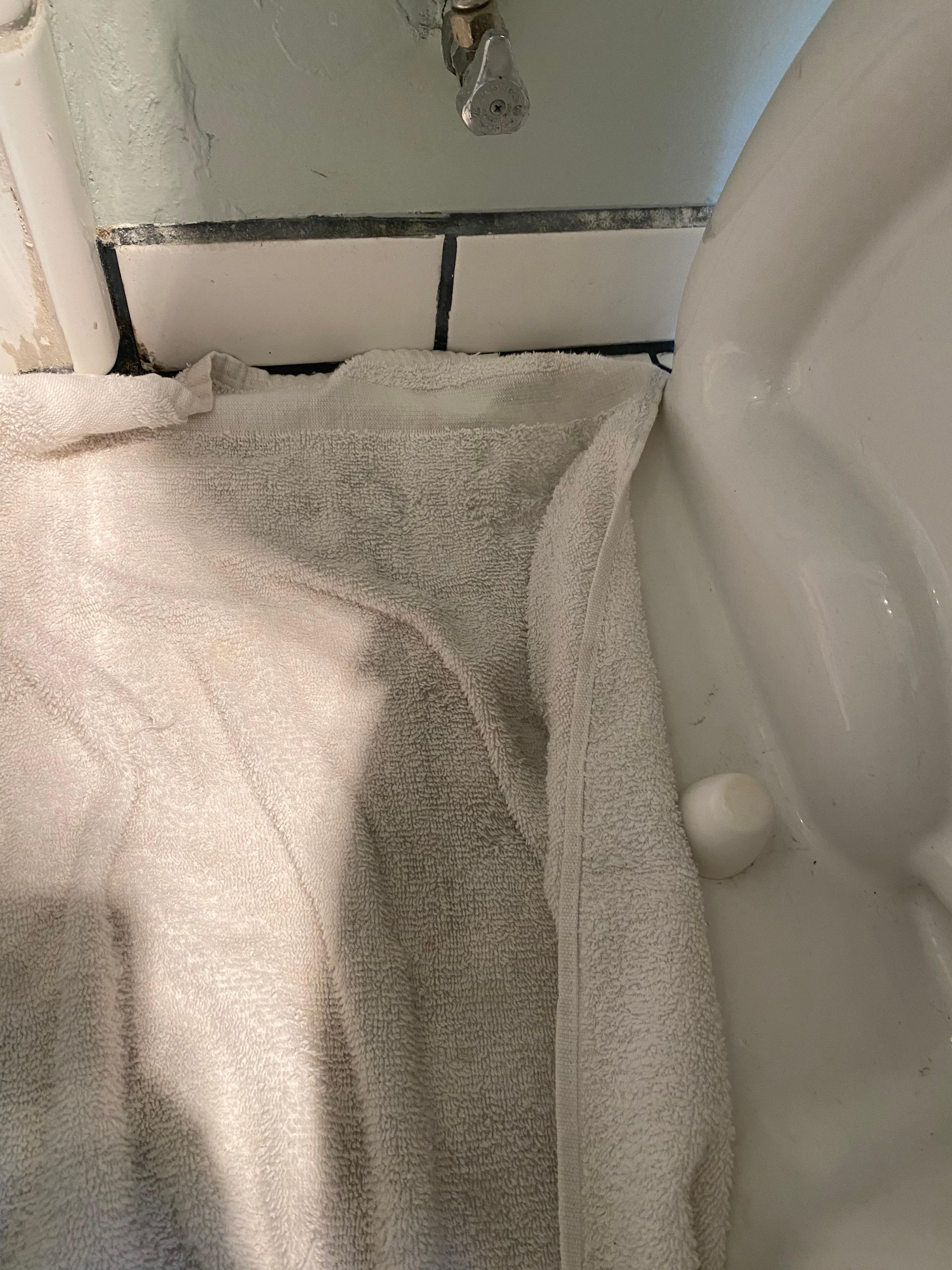 Figuring out that the toilet had been leaking the whole time