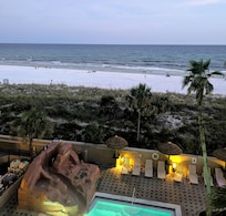 View from room balcony