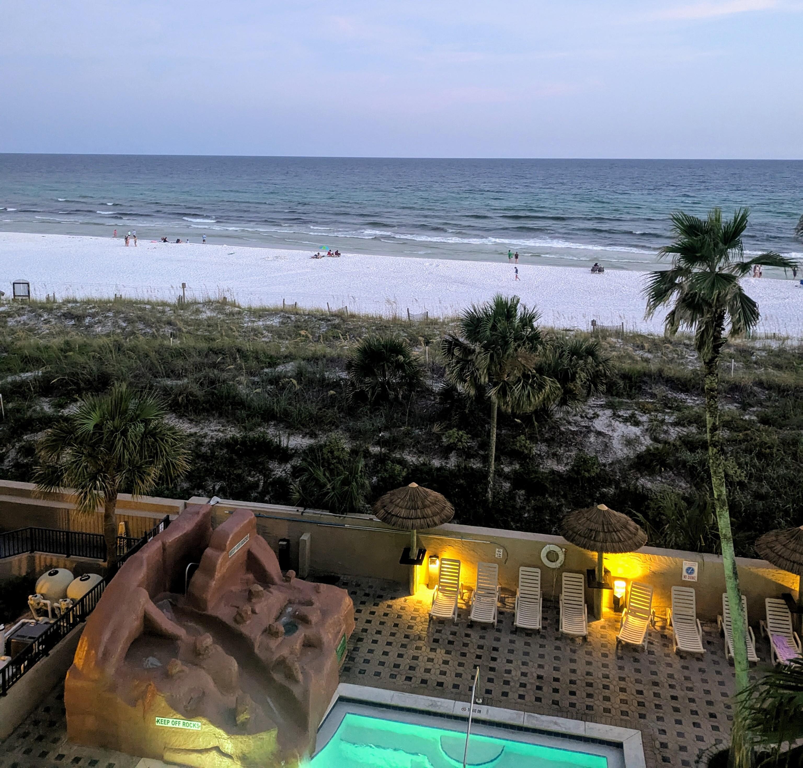 View from room balcony 