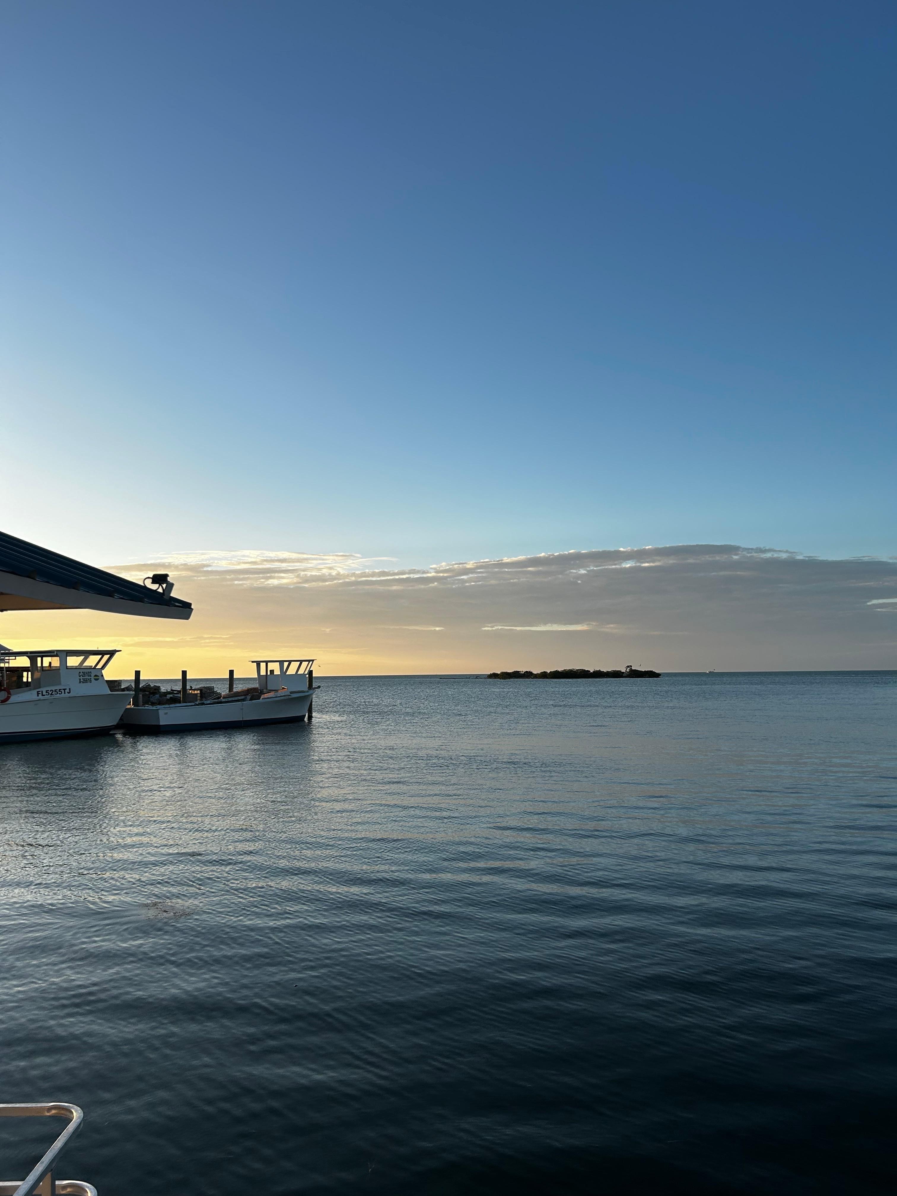 the view on the docks by the pool