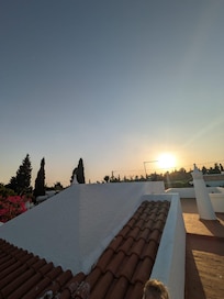 Views from the rooftop at sunset