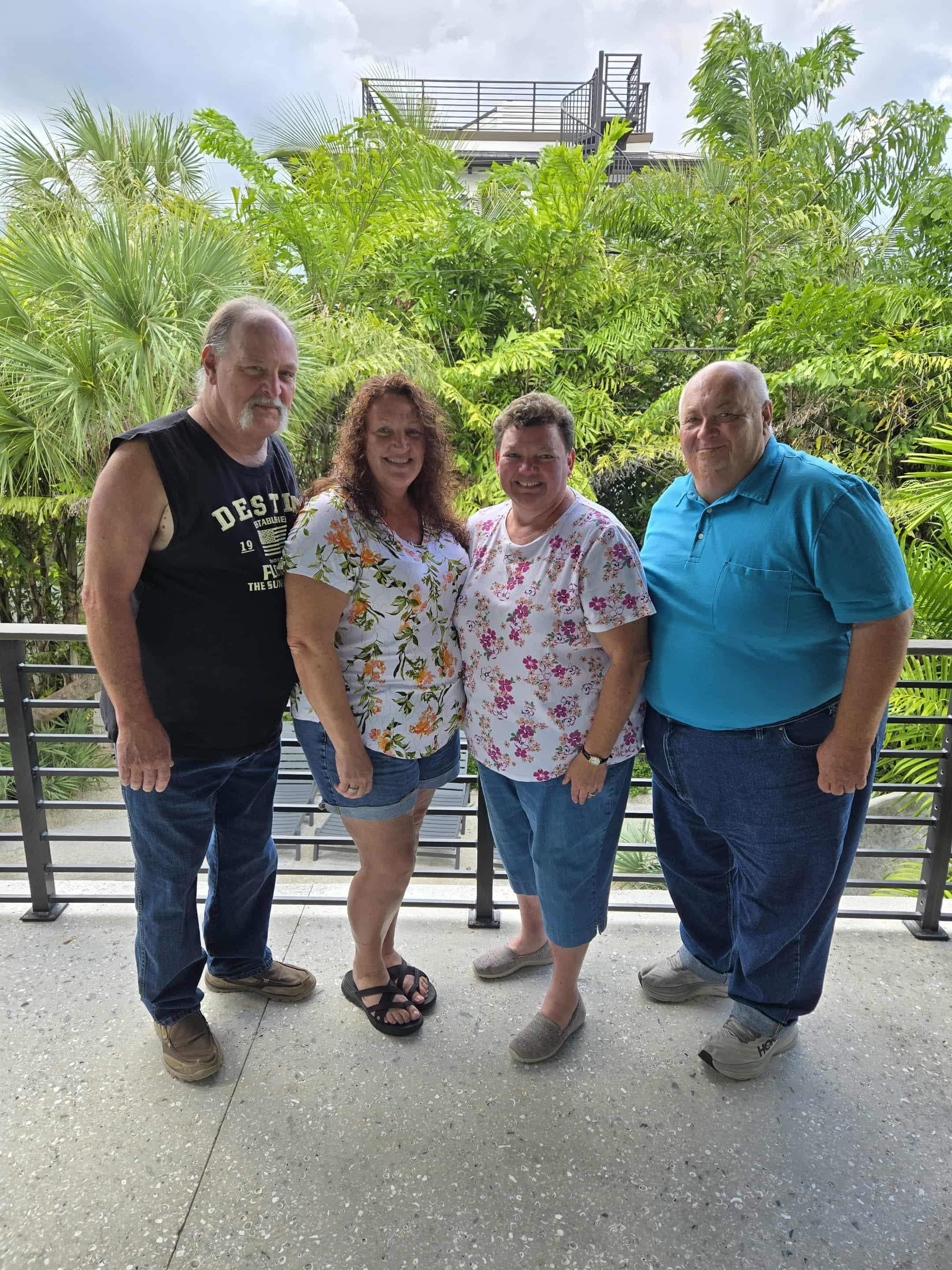 Our balconies were wonderful and relaxing!