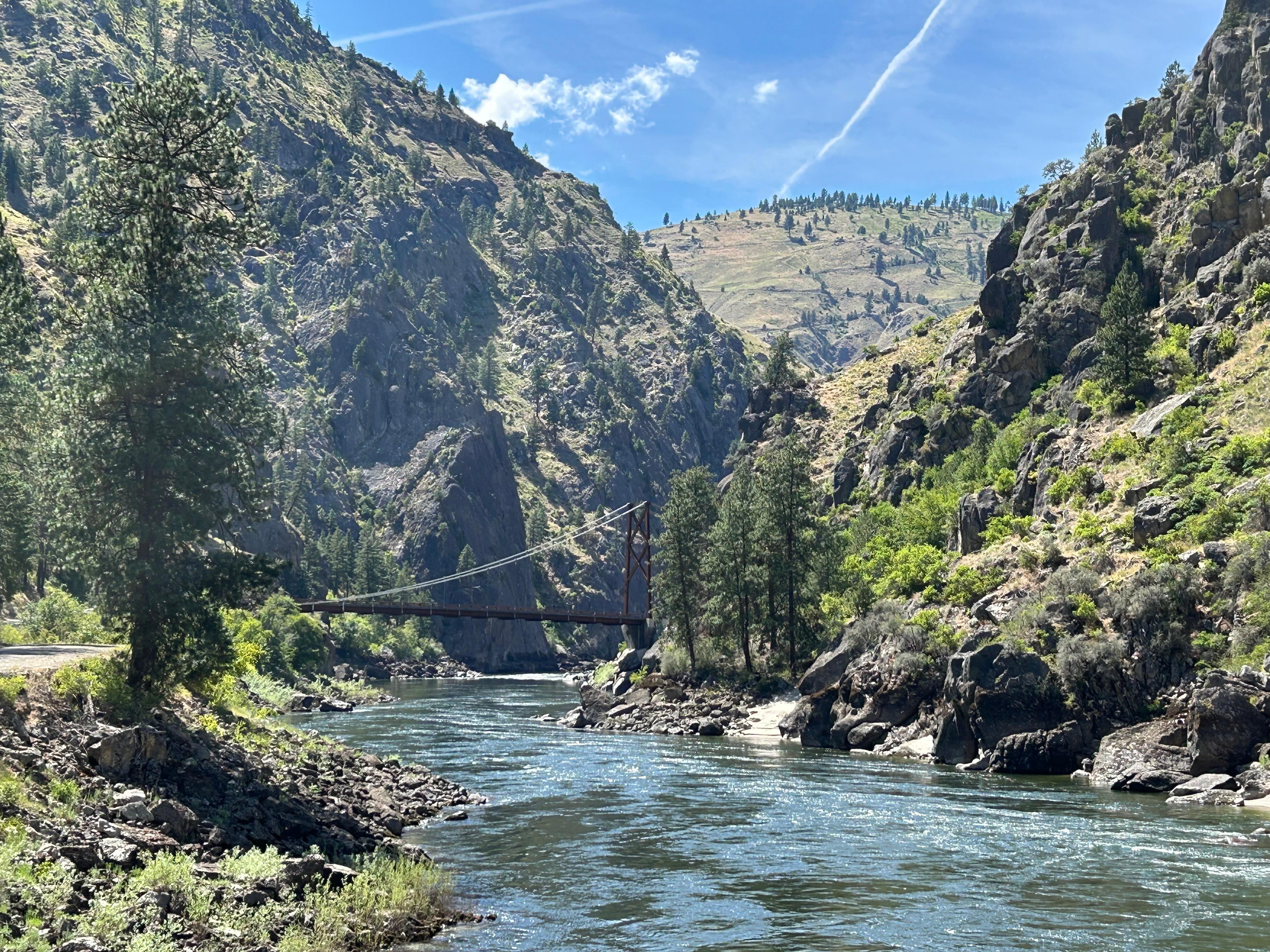 The beautiful Salmon River. 